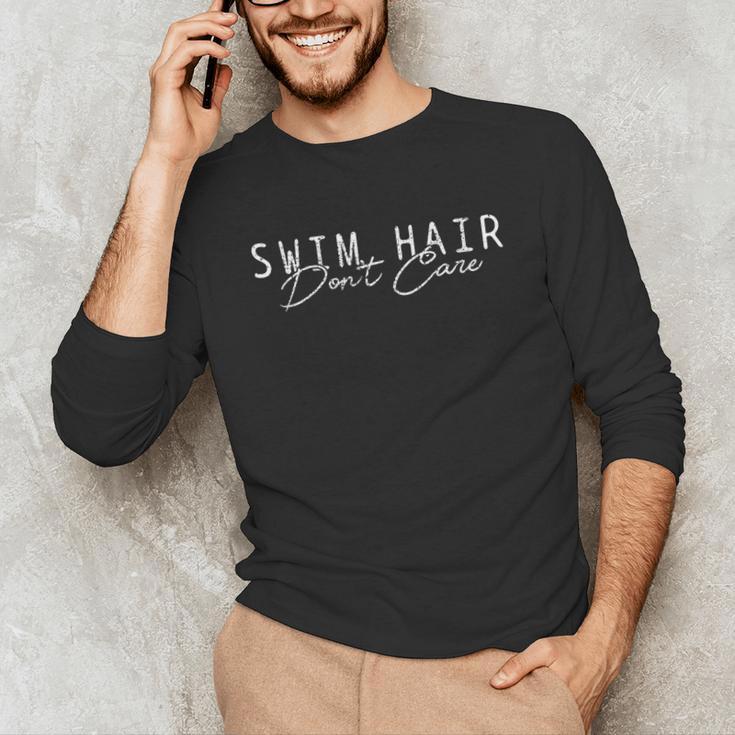 Swim Swimming Tshirt Swim Hair Unisex Long Sleeve T-Shirt Swim Swimming Tshirt Swim Hair Unisex Long Sleeve T-Shirt