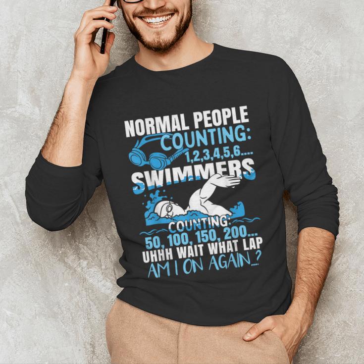 Swimming Humor Swim Unisex Long Sleeve T-Shirt Swimming Humor Swim Unisex Long Sleeve T-Shirt