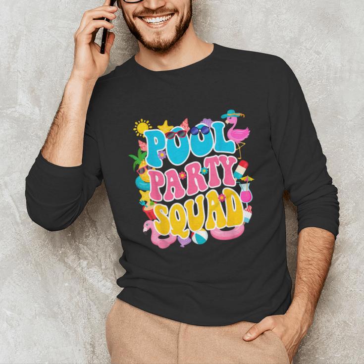 Swimming Pool Party Squad Beach Pool Party Matching Beach Unisex Long Sleeve T-Shirt Swimming Pool Party Squad Beach Pool Party Matching Beach Unisex Long Sleeve T-Shirt