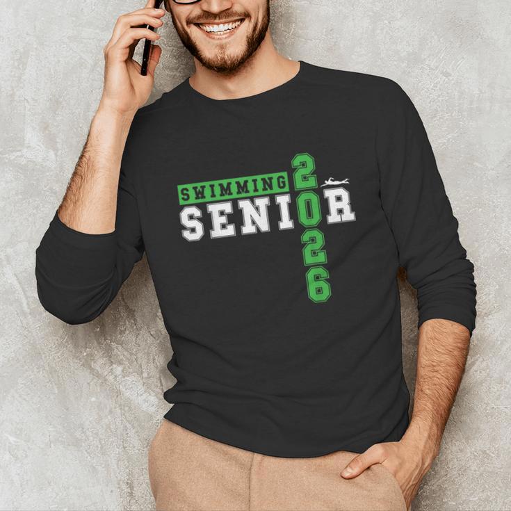 Swimming Senior Night Swim Senior 2026 Graduation 33 Unisex Long Sleeve T-Shirt Swimming Senior Night Swim Senior 2026 Graduation 33 Unisex Long Sleeve T-Shirt