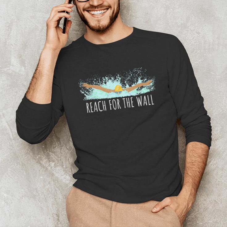Swimming Swim Team Gear For a Swimmer Quote Saying Unisex Long Sleeve T-Shirt