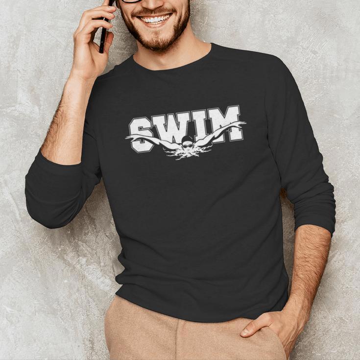 Swimming For Swimmers Competitive Athletes Unisex Long Sleeve T-Shirt