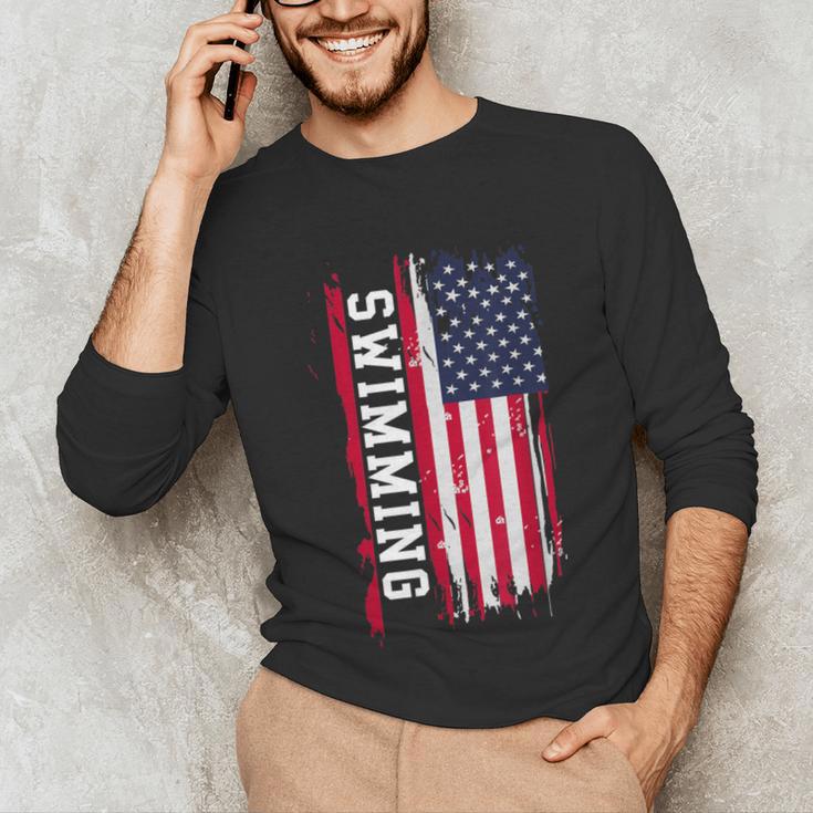 Swimming And Swimmers Unisex Long Sleeve T-Shirt