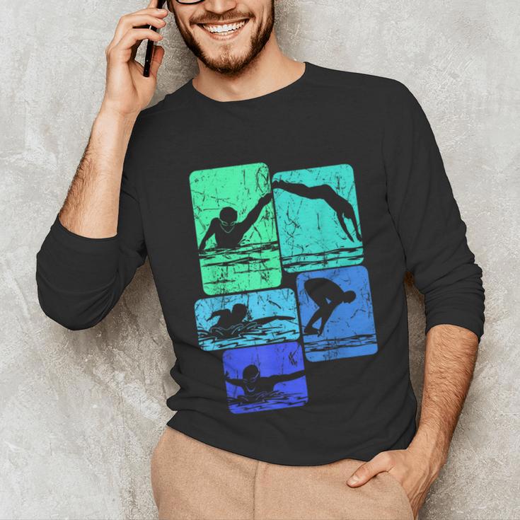 Swimming Swimmers Unisex Long Sleeve T-Shirt