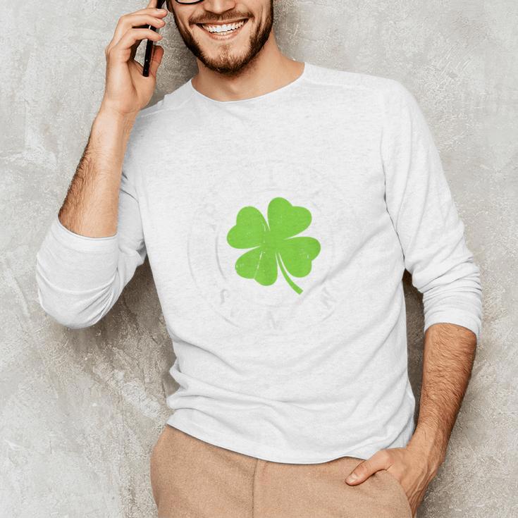 Irish I Was Swimming Shamrock St Patrick's Day Swimmer Unisex Long Sleeve T-Shirt Irish I Was Swimming Shamrock St Patrick's Day Swimmer Unisex Long Sleeve T-Shirt