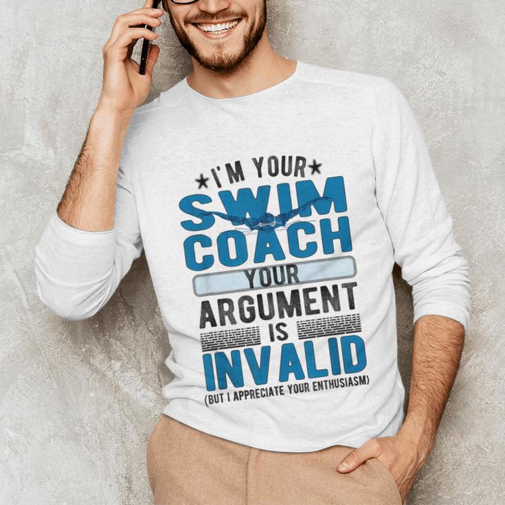 Swim Coach Swimming Coach Unisex Long Sleeve T-Shirt Swim Coach Swimming Coach Unisex Long Sleeve T-Shirt