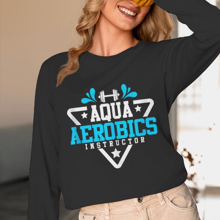 Aqua Aerobics Swimming Water Instructor Fitness Waterobics Unisex Long Sleeve T-Shirt Aqua Aerobics Swimming Water Instructor Fitness Waterobics Unisex Long Sleeve T-Shirt