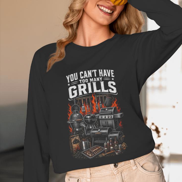 BBQ Dad Smoking Meat Smoker Barbecue Smoker Unisex Long Sleeve T-Shirt