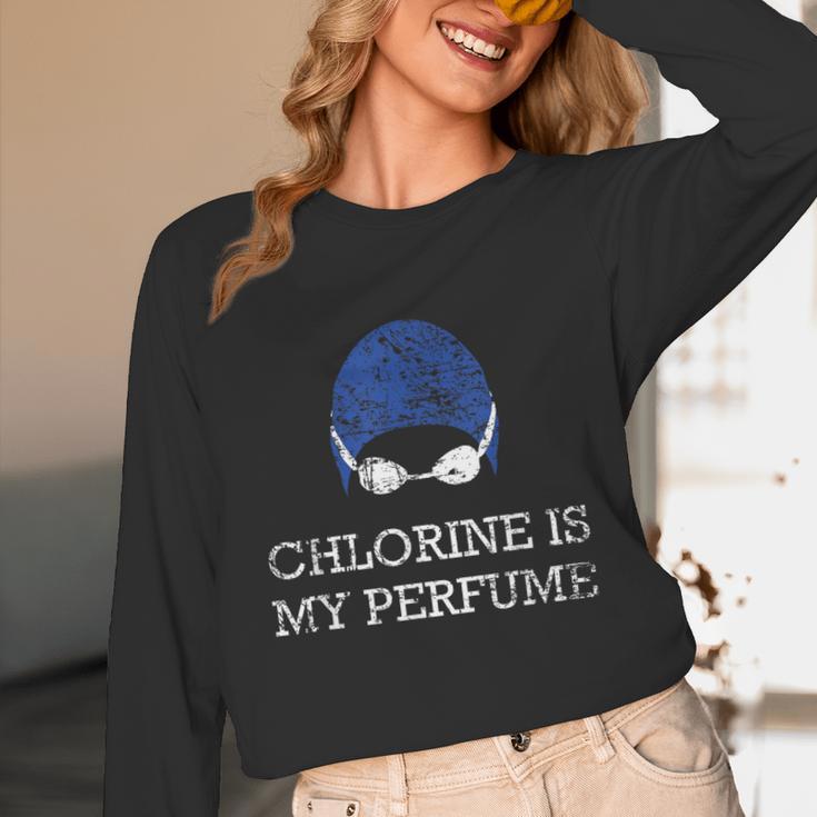 Chlorine Is My Perfume Shirt Swim Swimming Unisex Long Sleeve T-Shirt Chlorine Is My Perfume Shirt Swim Swimming Unisex Long Sleeve T-Shirt