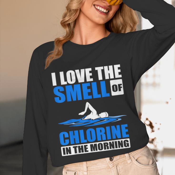 Cool Swimming Art Men Women Swimmer Swim Lover Pool Chlorine Unisex Long Sleeve T-Shirt Cool Swimming Art Men Women Swimmer Swim Lover Pool Chlorine Unisex Long Sleeve T-Shirt
