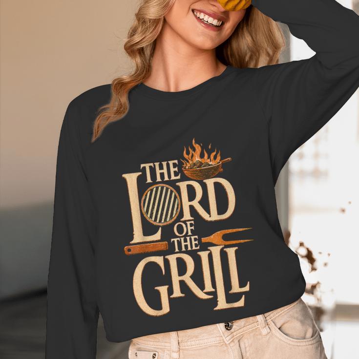 Lord Of The Grill BBQ Daddy Nerd Dad Unisex Long Sleeve T-Shirt Lord Of The Grill BBQ Daddy Nerd Dad Unisex Long Sleeve T-Shirt