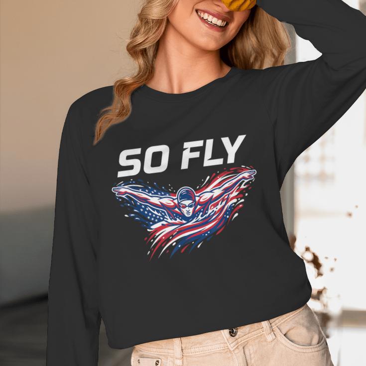 Swim Art For Men Women Kids Swimmer Swim Team Swimming Unisex Long Sleeve T-Shirt Swim Art For Men Women Kids Swimmer Swim Team Swimming Unisex Long Sleeve T-Shirt