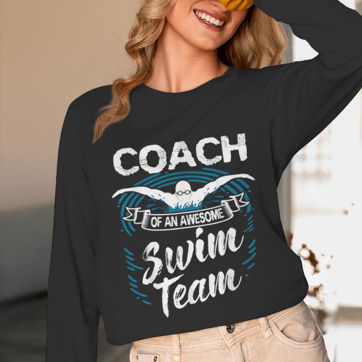 Swim Coach Professional Instructor Swimming Lesson Sport Unisex Long Sleeve T-Shirt Swim Coach Professional Instructor Swimming Lesson Sport Unisex Long Sleeve T-Shirt