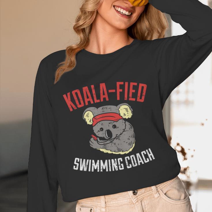 Swim Coach Saying Cute Swimming Coach Appreciation Unisex Long Sleeve T-Shirt Swim Coach Saying Cute Swimming Coach Appreciation Unisex Long Sleeve T-Shirt
