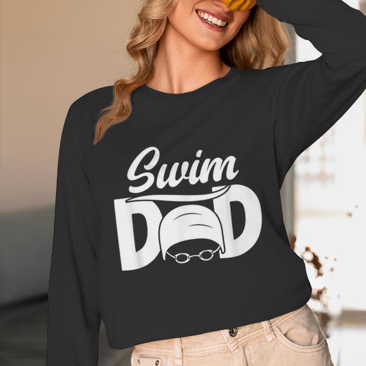Swim Dad Proud Swimming Dad Of A Swimmer Dad Swim Father Unisex Long Sleeve T-Shirt Swim Dad Proud Swimming Dad Of A Swimmer Dad Swim Father Unisex Long Sleeve T-Shirt