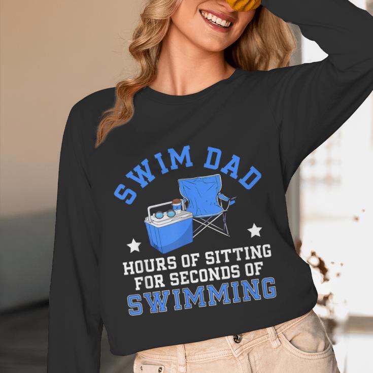 Swim Dad Of A Swimmer Dad Swim Father Swimming Dad Unisex Long Sleeve T-Shirt Swim Dad Of A Swimmer Dad Swim Father Swimming Dad Unisex Long Sleeve T-Shirt