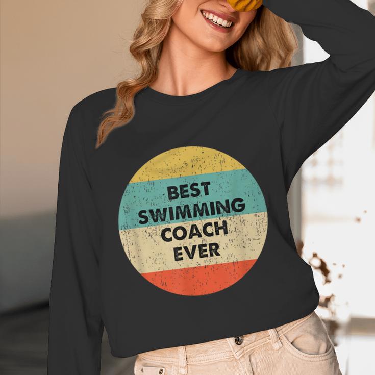 Swimming Coach Unisex Long Sleeve T-Shirt Swimming Coach Unisex Long Sleeve T-Shirt