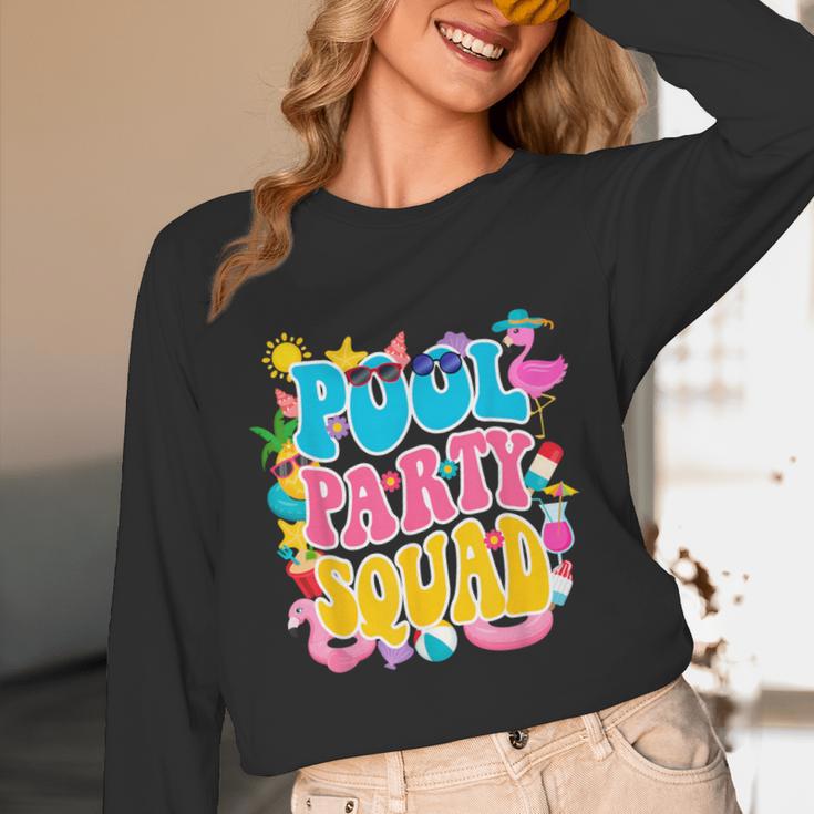 Swimming Pool Party Squad Beach Pool Party Matching Beach Unisex Long Sleeve T-Shirt Swimming Pool Party Squad Beach Pool Party Matching Beach Unisex Long Sleeve T-Shirt