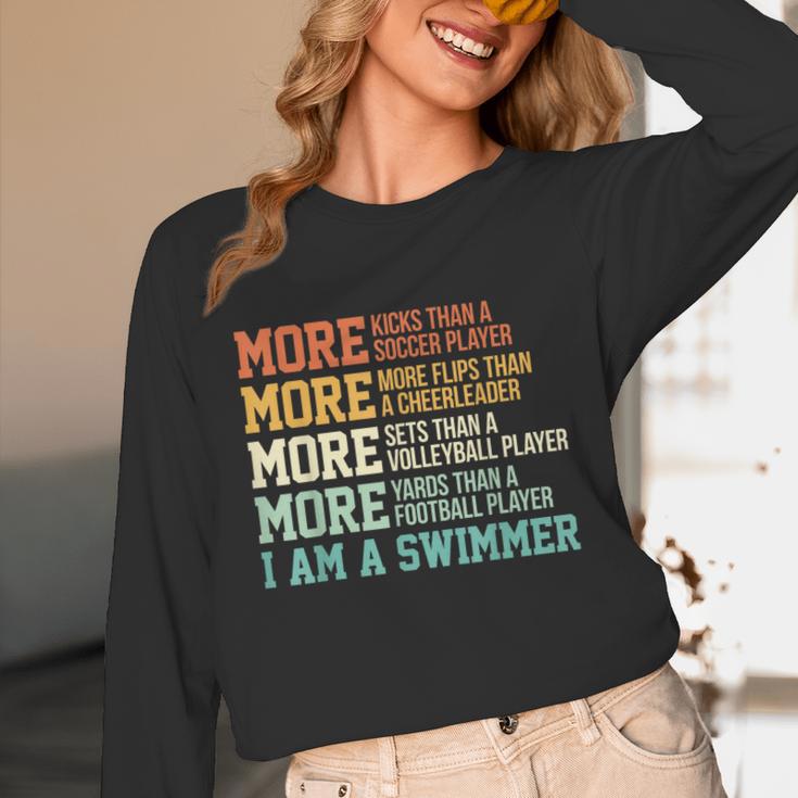 Swimming Saying Swim Swimmer Unisex Long Sleeve T-Shirt