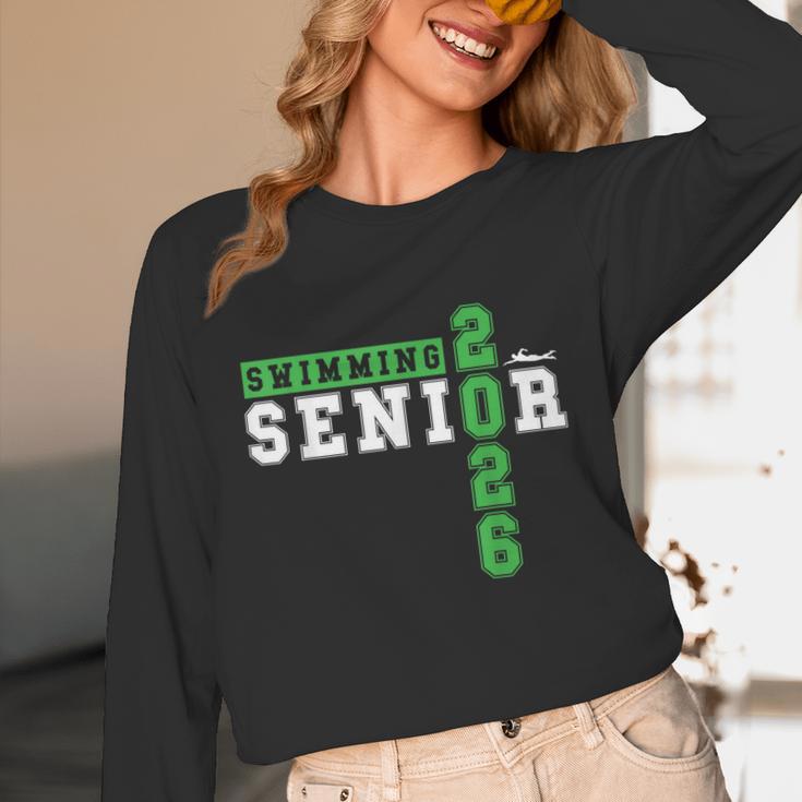 Swimming Senior Night Swim Senior 2026 Graduation 33 Unisex Long Sleeve T-Shirt Swimming Senior Night Swim Senior 2026 Graduation 33 Unisex Long Sleeve T-Shirt