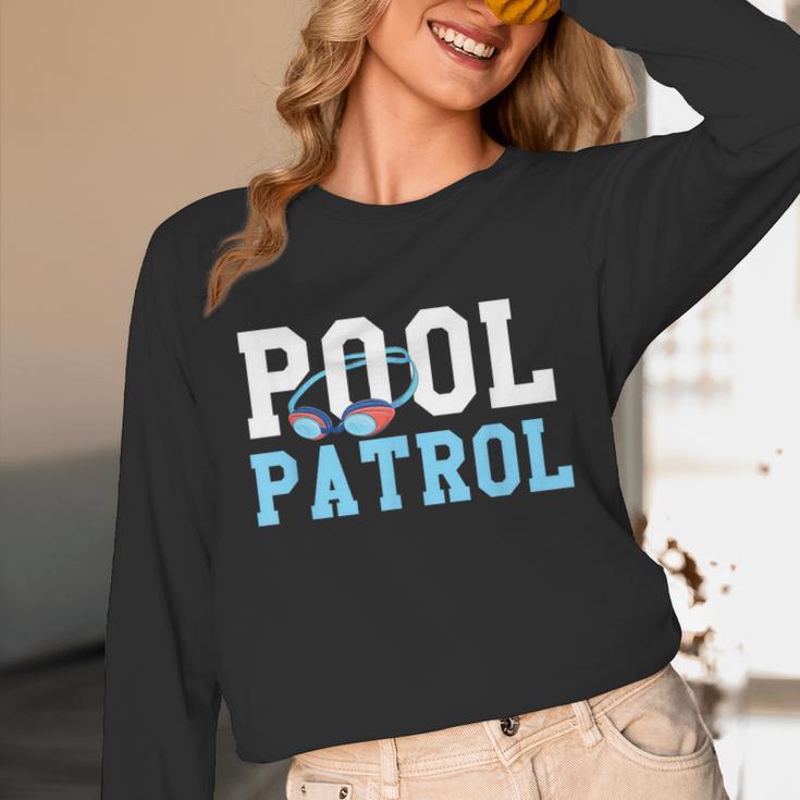 Swimming Swimmer Swim Pool Patrol Coach Dad Unisex Long Sleeve T-Shirt Swimming Swimmer Swim Pool Patrol Coach Dad Unisex Long Sleeve T-Shirt