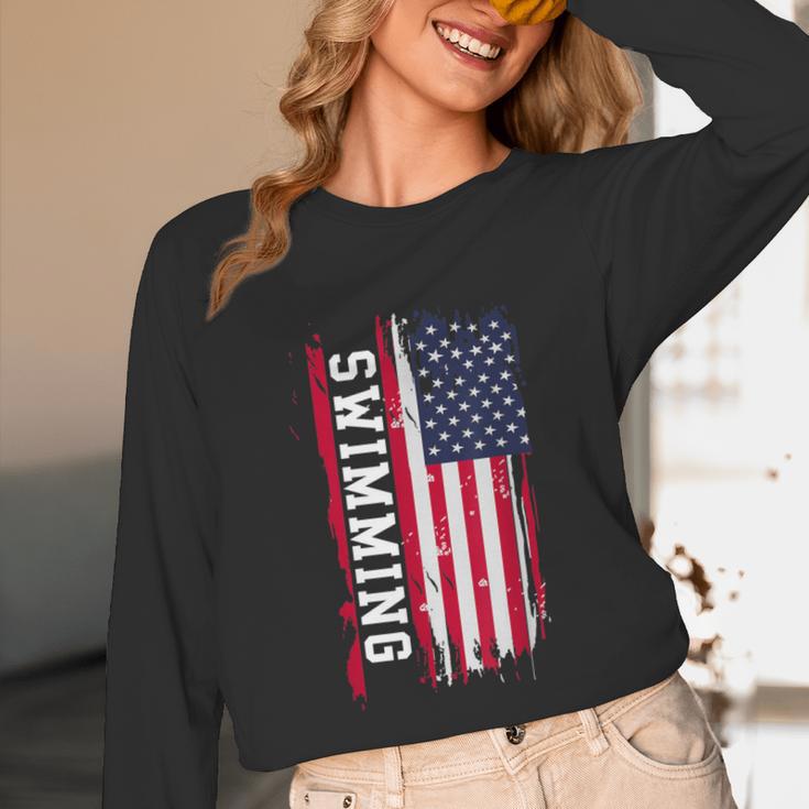 Swimming And Swimmers Unisex Long Sleeve T-Shirt