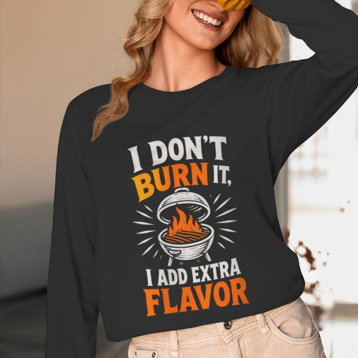 Women's Backyard Pitmaster Father BBQ Dad Griller Unisex Long Sleeve T-Shirt