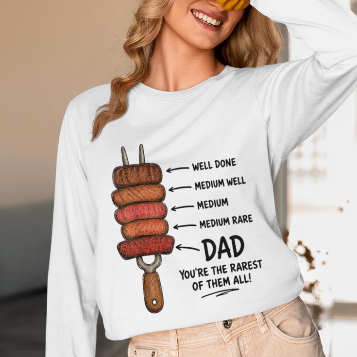 Steak BBQ Dad You'Re The Rarest Of Them All Fathers Day Unisex Long Sleeve T-Shirt