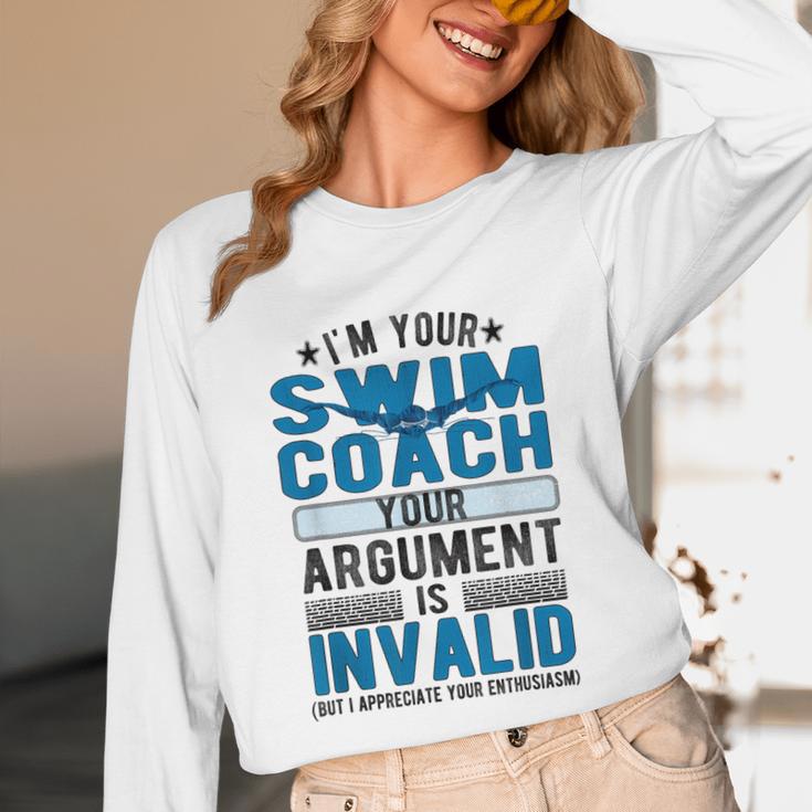 Swim Coach Swimming Coach Unisex Long Sleeve T-Shirt Swim Coach Swimming Coach Unisex Long Sleeve T-Shirt