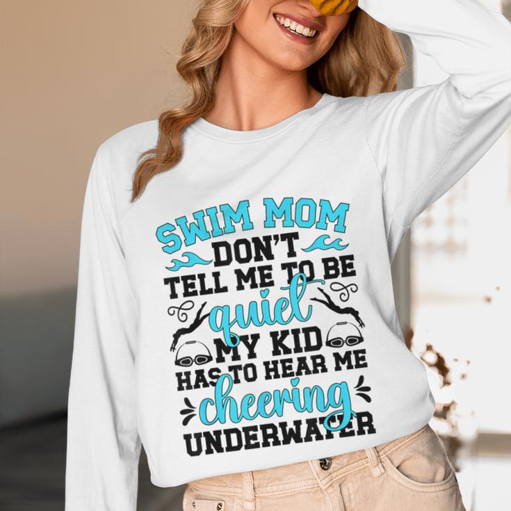 Swim Mom Swimming Mama Of A Swimmer Mom Swim Mother Unisex Long Sleeve T-Shirt Swim Mom Swimming Mama Of A Swimmer Mom Swim Mother Unisex Long Sleeve T-Shirt
