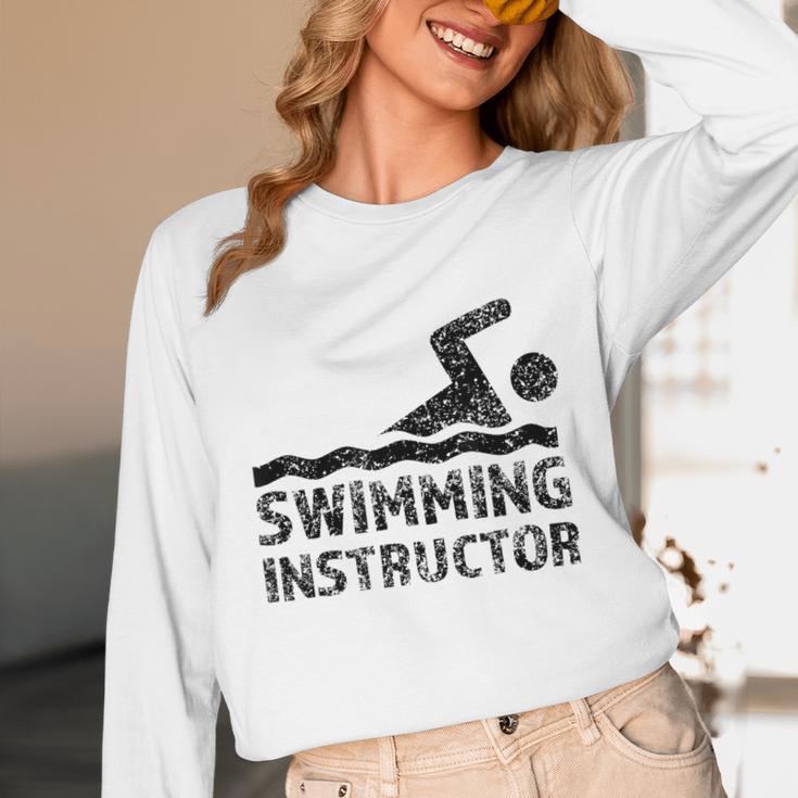 Swimming Instructor Lesson Swim Coach Unisex Long Sleeve T-Shirt