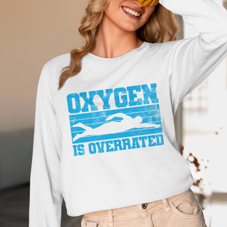Swimming Swimmer Swim Unisex Long Sleeve T-Shirt Swimming Swimmer Swim Unisex Long Sleeve T-Shirt