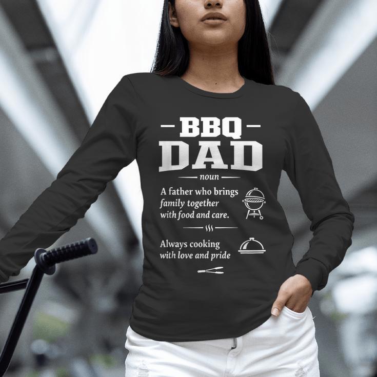 BBQ Dad Grilling Father Day Family Food Love Novelty Graphic Unisex Long Sleeve T-Shirt