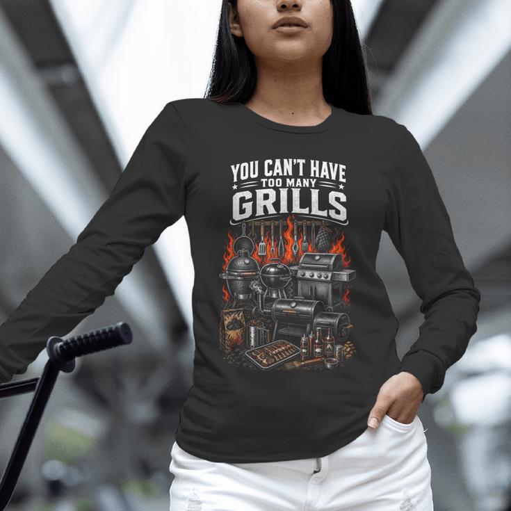 BBQ Dad Smoking Meat Smoker Barbecue Smoker Unisex Long Sleeve T-Shirt