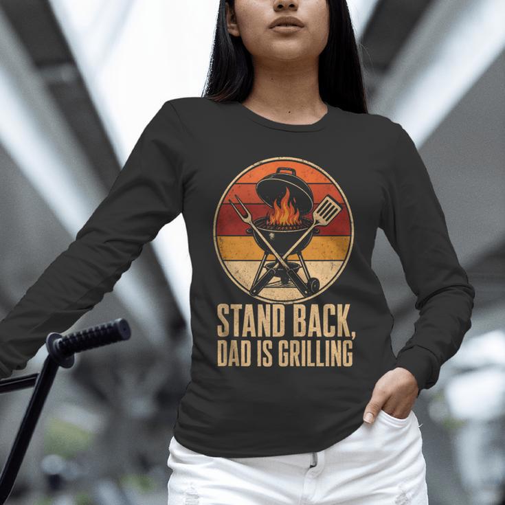 BBQ Dad Stand Back Dad Is Grilling Unisex Long Sleeve T-Shirt BBQ Dad Stand Back Dad Is Grilling Unisex Long Sleeve T-Shirt