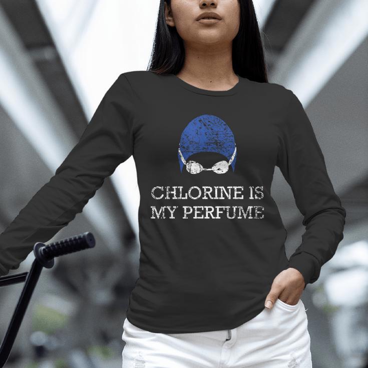 Chlorine Is My Perfume Shirt Swim Swimming Unisex Long Sleeve T-Shirt Chlorine Is My Perfume Shirt Swim Swimming Unisex Long Sleeve T-Shirt