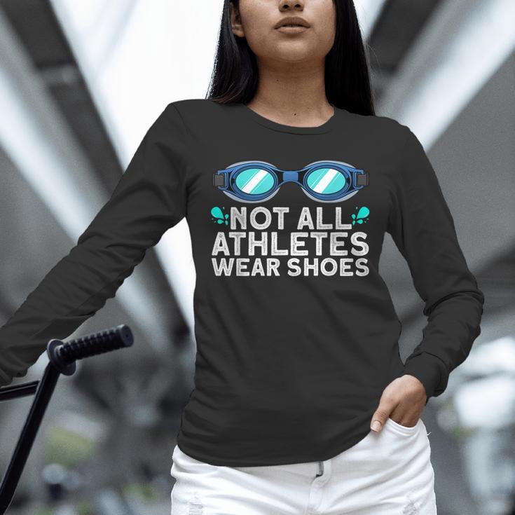 Cool Swimming For Men Women Swimmer Swim Instructor Goggles Unisex Long Sleeve T-Shirt