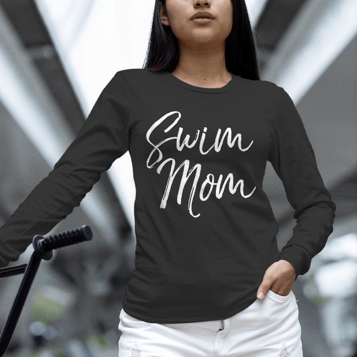 Cute Swimming Mom Mother's Day For Swimmers Swim Mom Unisex Long Sleeve T-Shirt Cute Swimming Mom Mother's Day For Swimmers Swim Mom Unisex Long Sleeve T-Shirt