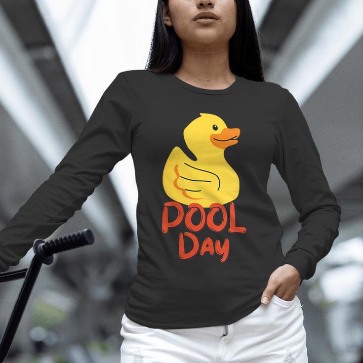 Pool Swimming Day Unisex Long Sleeve T-Shirt Pool Swimming Day Unisex Long Sleeve T-Shirt