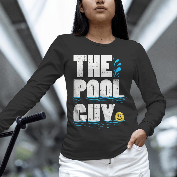 Summer Pool Guy Swimming Pool Boy Unisex Long Sleeve T-Shirt