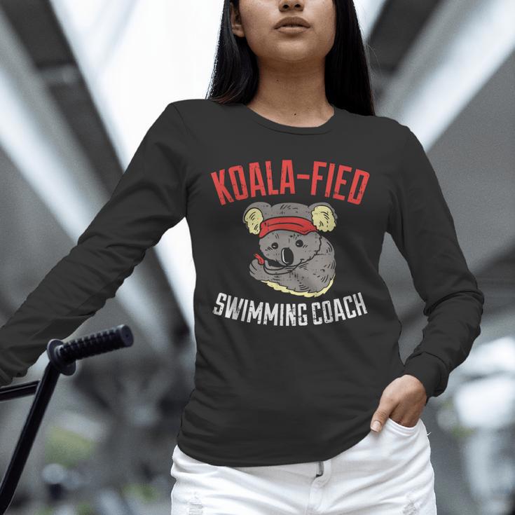 Swim Coach Saying Cute Swimming Coach Appreciation Unisex Long Sleeve T-Shirt Swim Coach Saying Cute Swimming Coach Appreciation Unisex Long Sleeve T-Shirt
