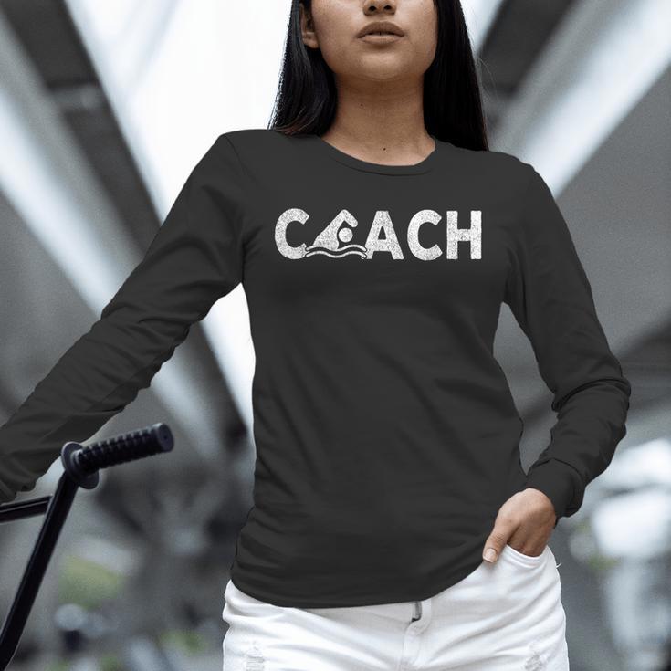 Swim Coach Swimming Coach Swim Teacher Swimmer Retro Unisex Long Sleeve T-Shirt Swim Coach Swimming Coach Swim Teacher Swimmer Retro Unisex Long Sleeve T-Shirt