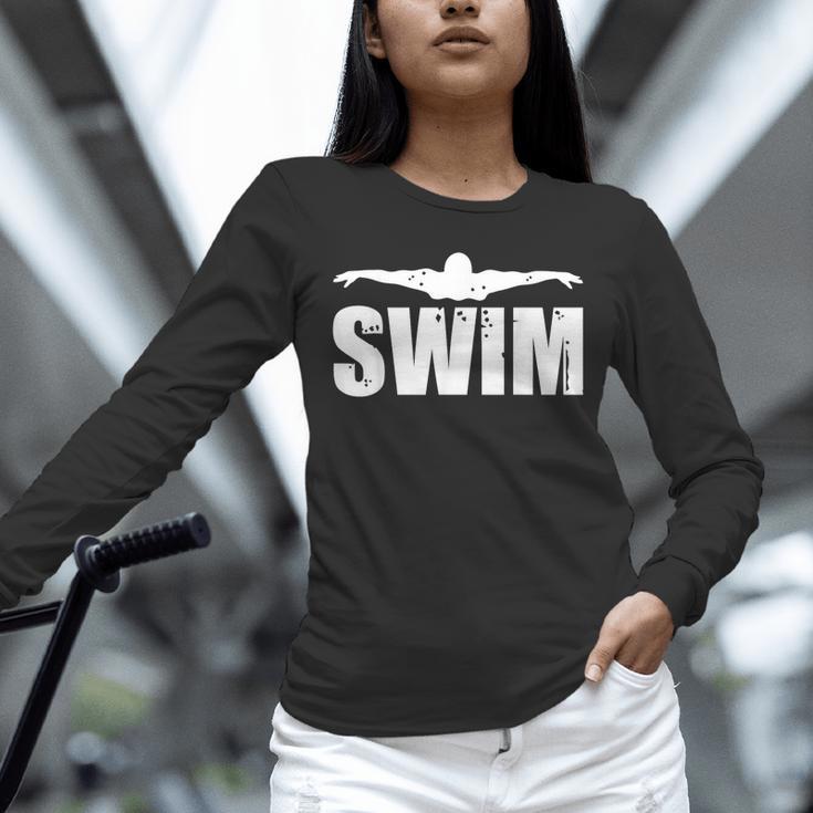 Swim Sports Swimming Water Athletic Swimmer Unisex Long Sleeve T-Shirt