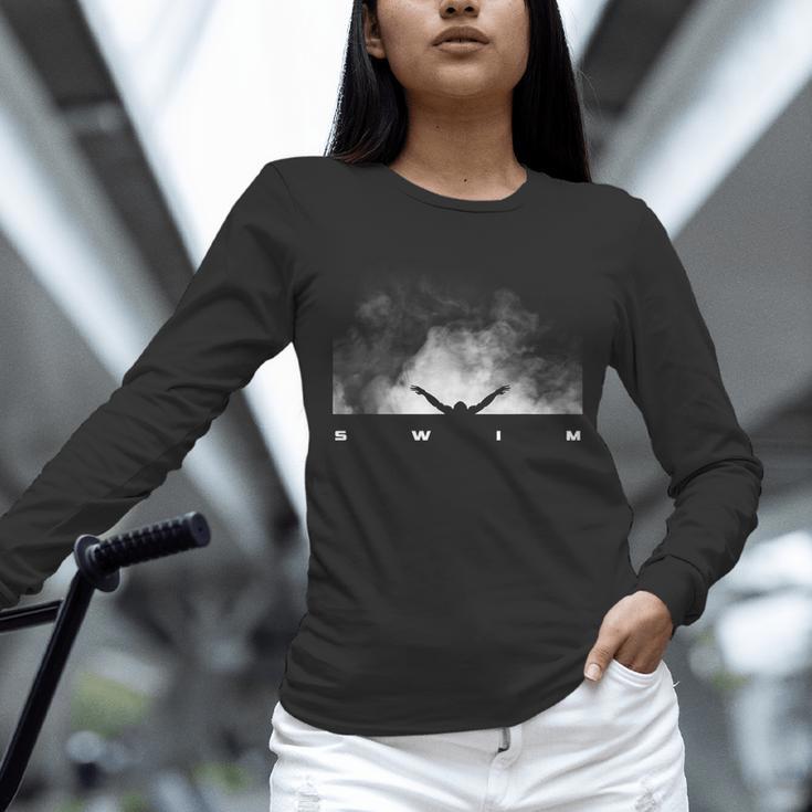 Swim Swimmer Swimming Unisex Long Sleeve T-Shirt Swim Swimmer Swimming Unisex Long Sleeve T-Shirt