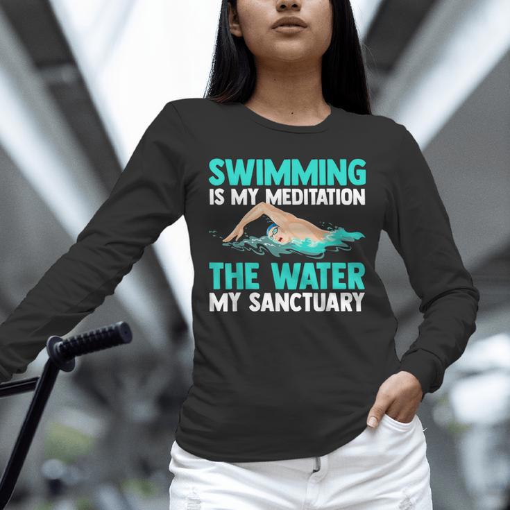 Swim Swimmers Swimming Unisex Long Sleeve T-Shirt Swim Swimmers Swimming Unisex Long Sleeve T-Shirt
