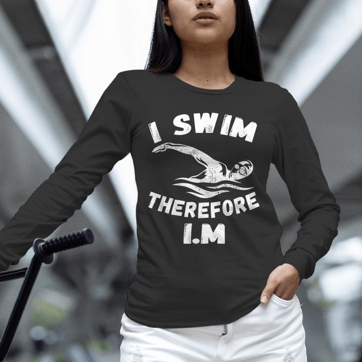 Swimming Competitive Freestyle Swim For Swimmer Unisex Long Sleeve T-Shirt Swimming Competitive Freestyle Swim For Swimmer Unisex Long Sleeve T-Shirt