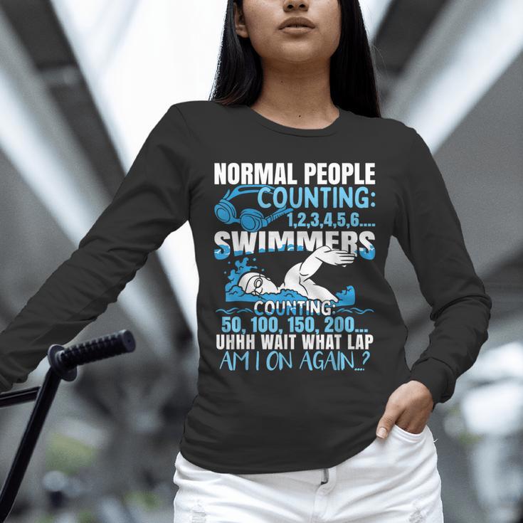 Swimming Humor Swim Unisex Long Sleeve T-Shirt Swimming Humor Swim Unisex Long Sleeve T-Shirt