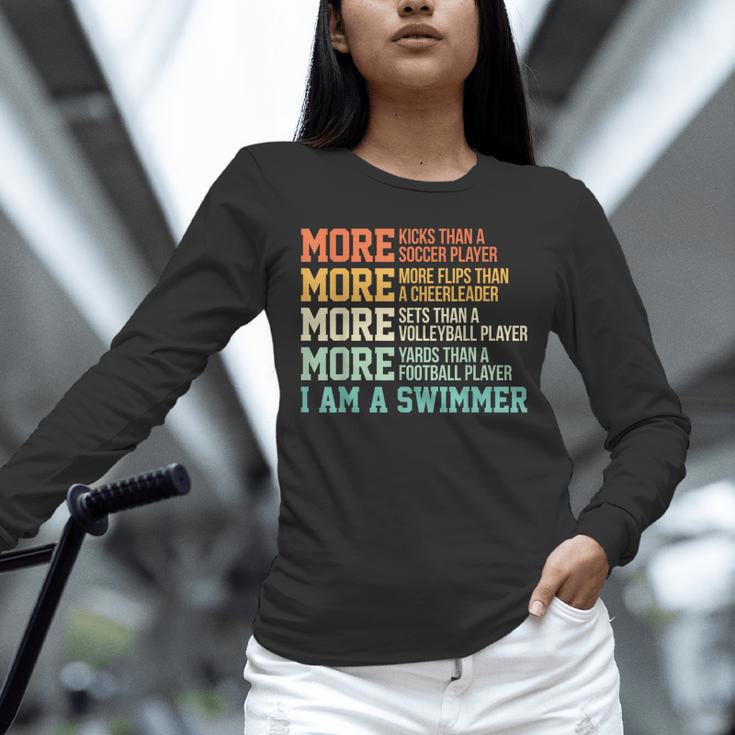 Swimming Saying Swim Swimmer Unisex Long Sleeve T-Shirt