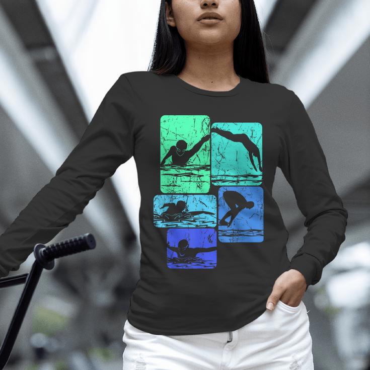 Swimming Swimmers Unisex Long Sleeve T-Shirt
