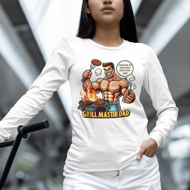 BBQ Dad Tee Grill Is Hot My Opinions Present Apparel Unisex Long Sleeve T-Shirt